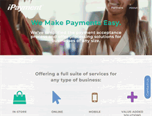 Tablet Screenshot of goipayment.com
